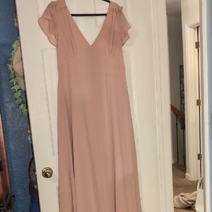 Modcloth Blush Pink Maxi Dress